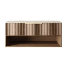 Merewether 1200mm Wall Hung Single Vanity with Solid Surface Countertop